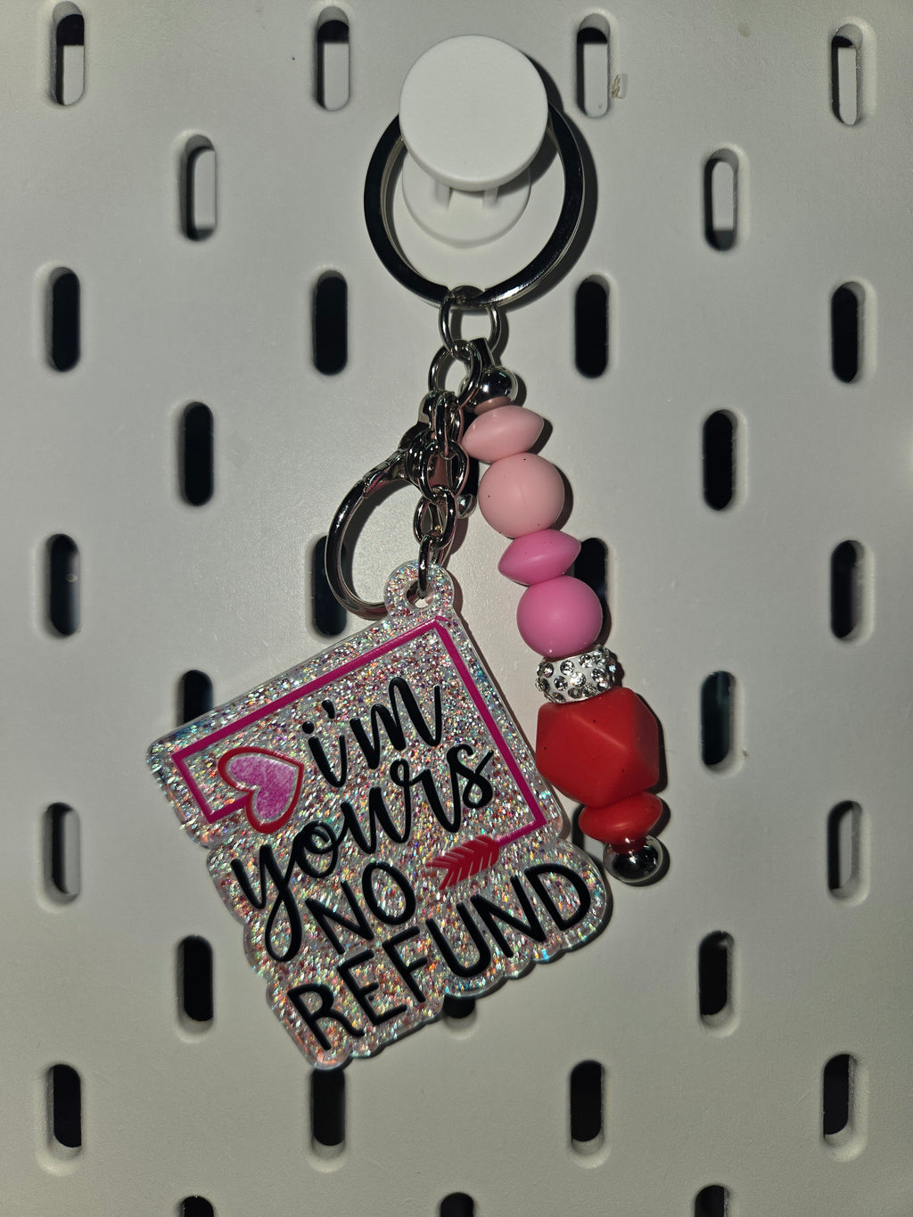 Custom Cut Acrylic Glitter Keychains ✨