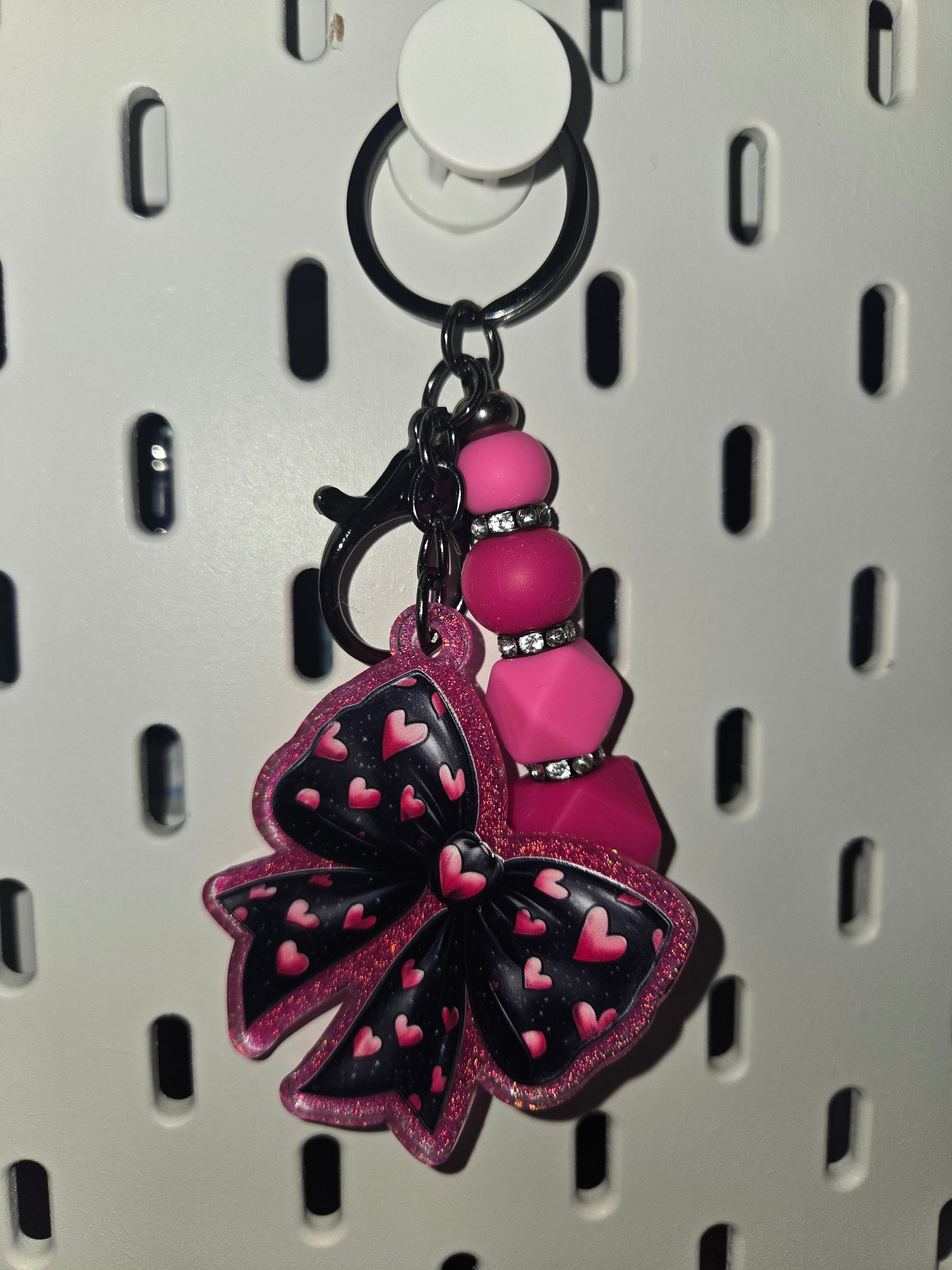 Custom Cut Acrylic Glitter Keychains ✨