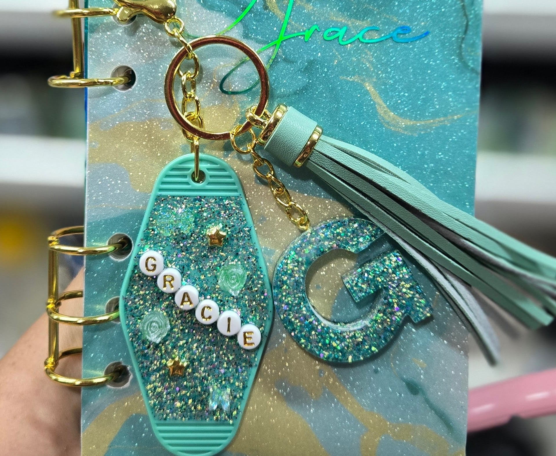Custom Junk Charm Motel Keychain ✨