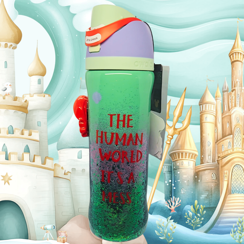 🧜 Ariel 24 oz Owala Disney Princess FreeSip Tumbler