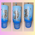 Kida Atlantis – Laser Engraved Ocean Blue Stainless Steel Tumbler 🌊✨🩵