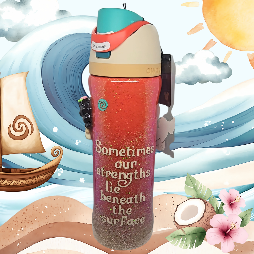🌊 Moana 24 oz Owala Disney Princess FreeSip Tumbler