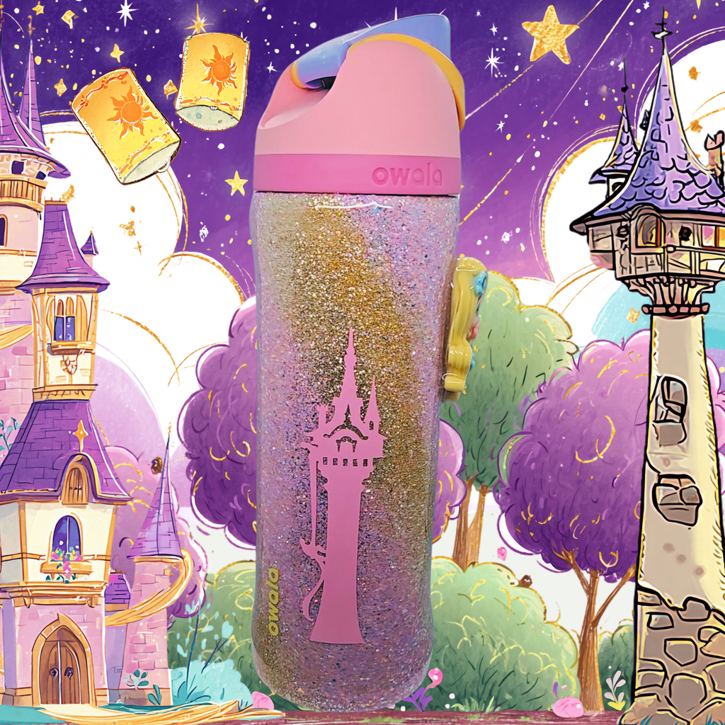 ☀️ Rapunzel 24 oz Owala Disney Princess FreeSip Tumbler
