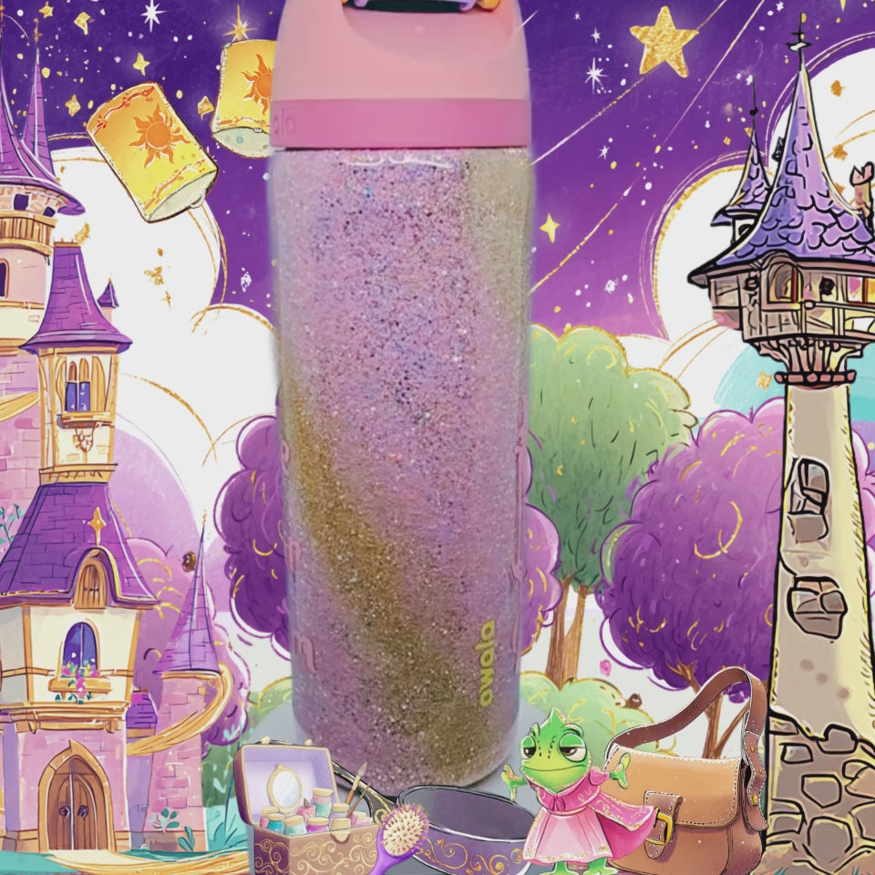☀️ Rapunzel 24 oz Owala Disney Princess FreeSip Tumbler