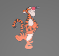 Tigger design #004 from ShimmerSwap catalog; front only, base sold separately